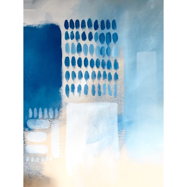 paint with large brushes